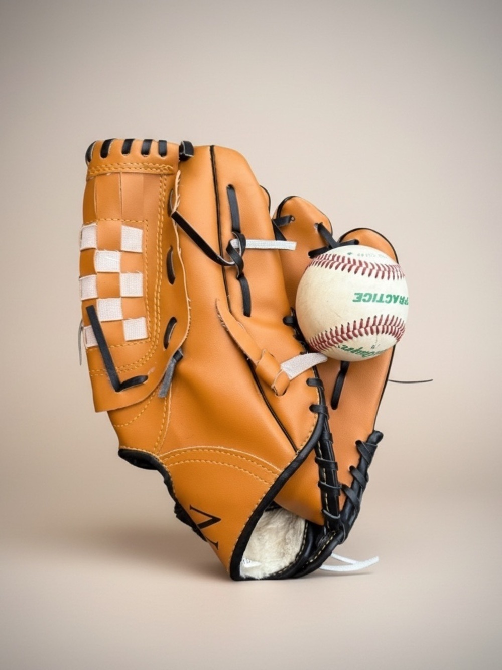 KIDS BASEBALL GLOVER AND MACGREGOR LEATHER BASEBALL Tan Youth 12.5” Glove SPORTS